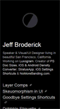 Mobile Screenshot of brdrck.me